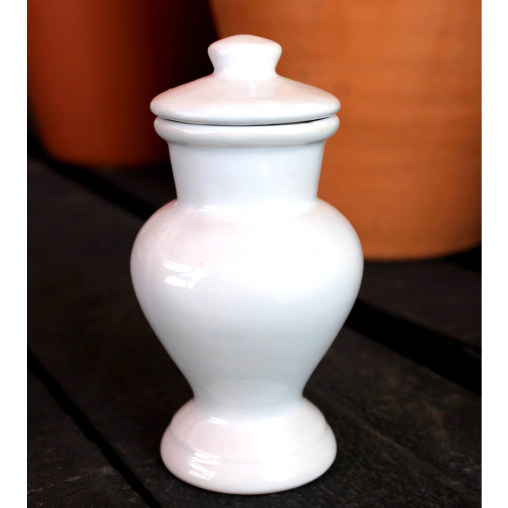 Quartinha de Louça Sem Alça 11cm Com Tampa